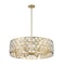 Z-Lite Dealey 8 Light Chandelier, Heirloom Brass & Heirloom Brass + Clear Crystal 6010-30HB - alternate 7